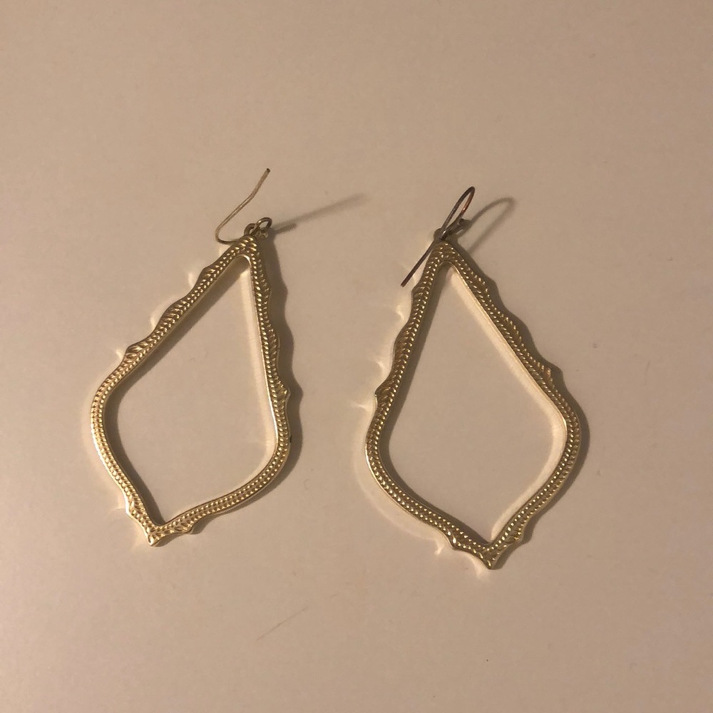 Kendra Scott gold earrings